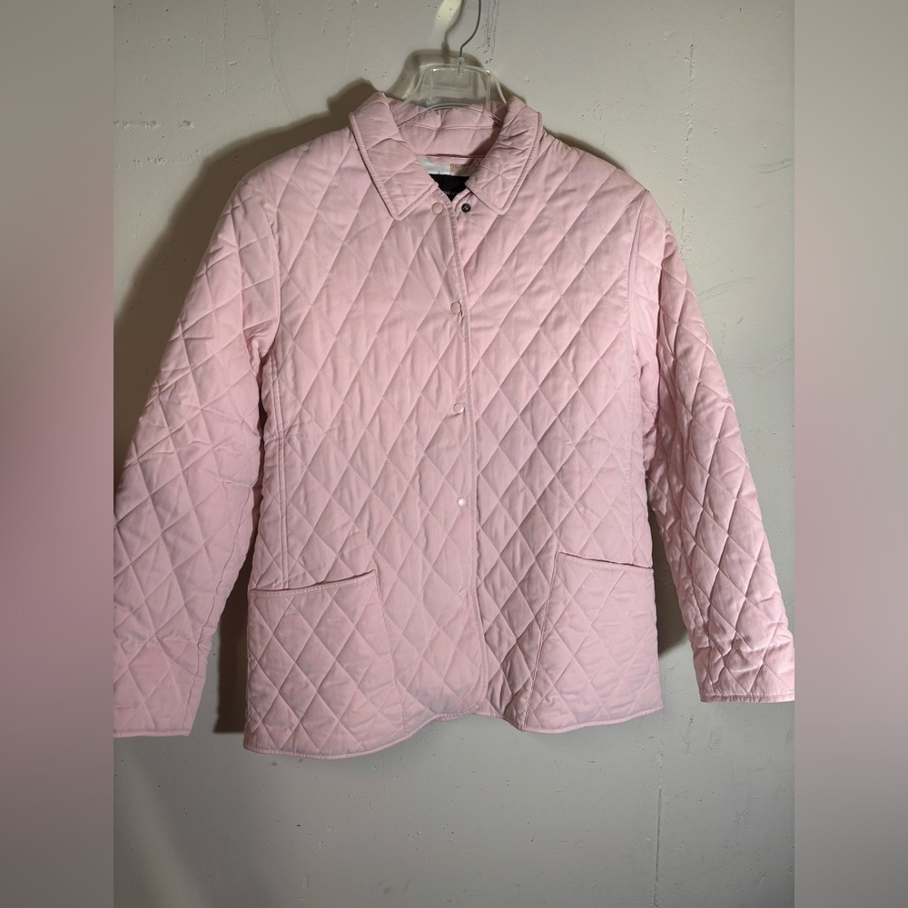 Jones New York quilted jacket size Large